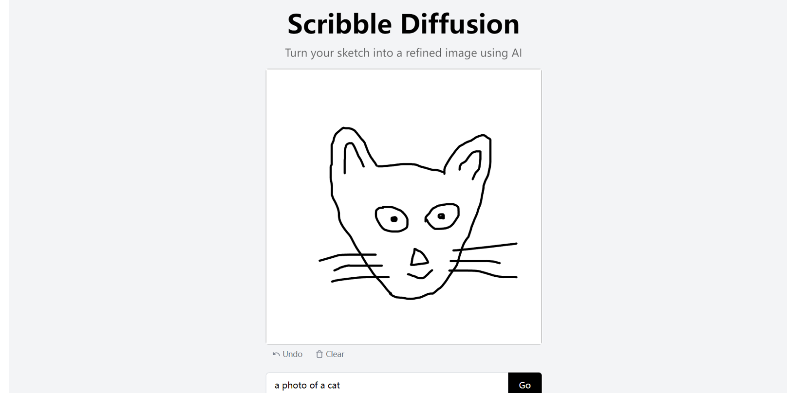 Scribble Diffusion | Turn your sketch into a refined image using AI