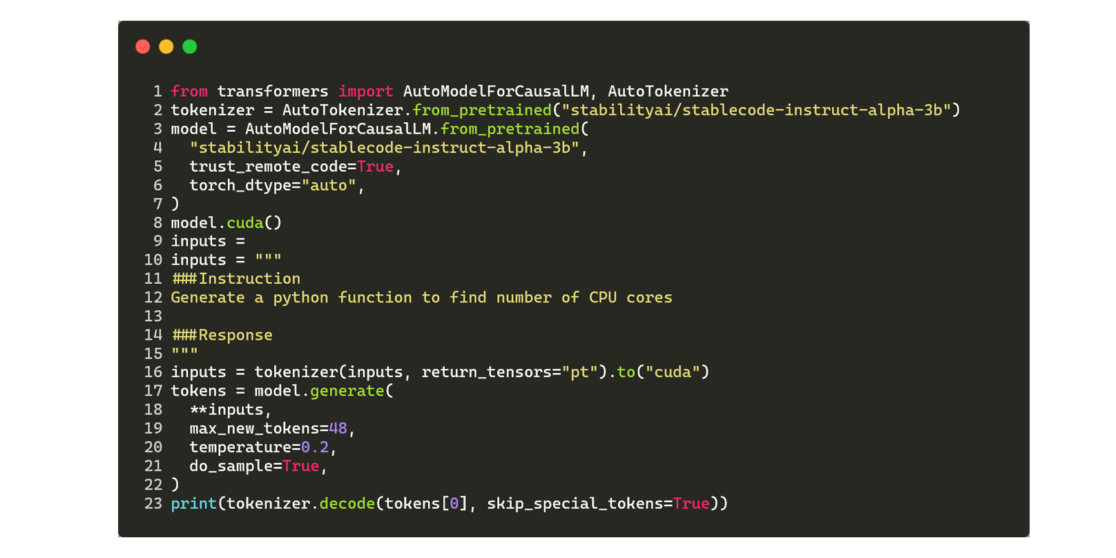 Stability AI推出StableCode,一个用于代码生成的LLM语言模型