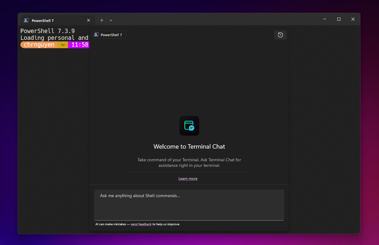 微软开源 Windows Terminal Canary AI 聊天机器人功能，用户可导入自家模型 - AIBetas