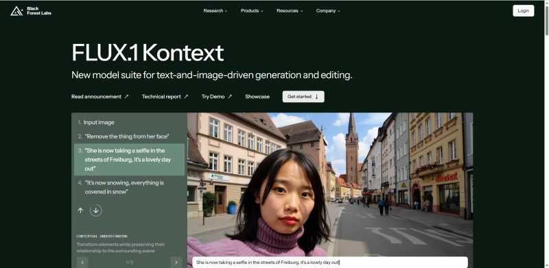 FLUX.1Kontext – AI图像生成和编辑模型 - AIBetas