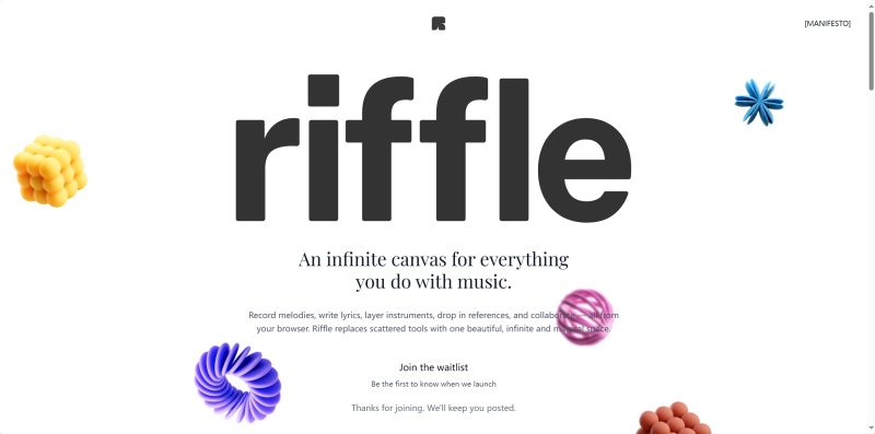 Riffle - AI 在线音乐创作平台 - AIBetas