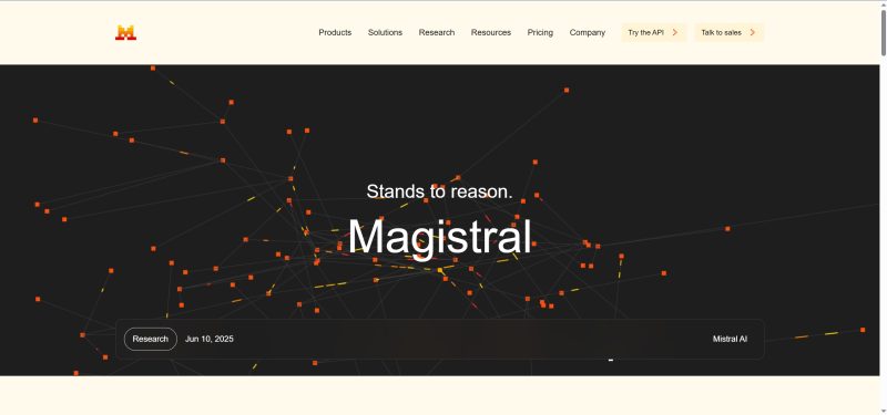 Magistral - Mistral AI大模型 - AIBetas